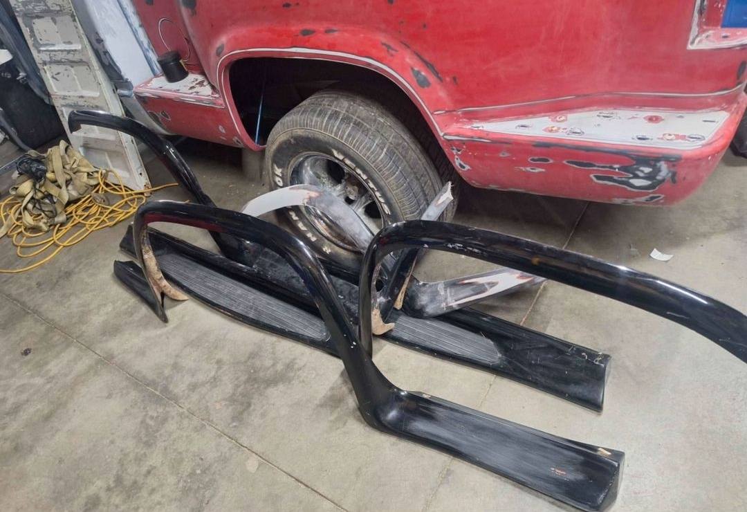 Stock Black Aftermarket Front Ground Effect / Bumper Valance - 1988-1998 Chevy OBS