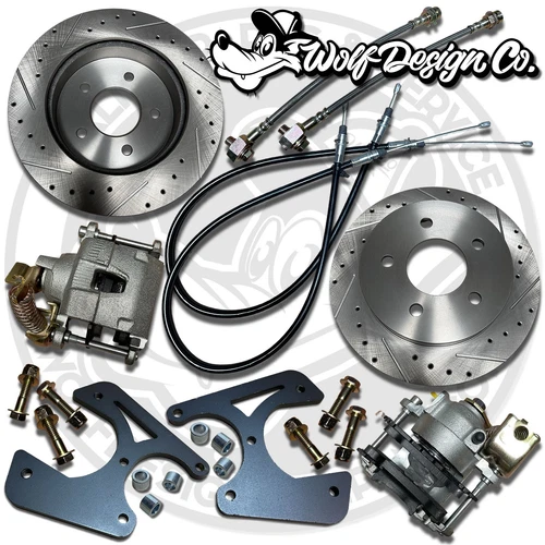 C10 Parts - Performance Drilled & Slotted Brake Kit