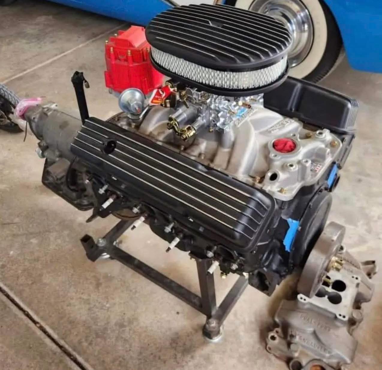 Complete Chevy 350 Small Block Engine & TH350 Transmission Package (Ready for Classic Swap)