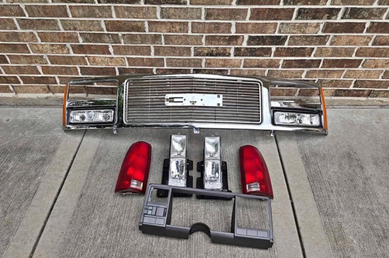 OBS Exterior Lights & Grille Package: Front Grille, Headlights, Taillights (88-93)